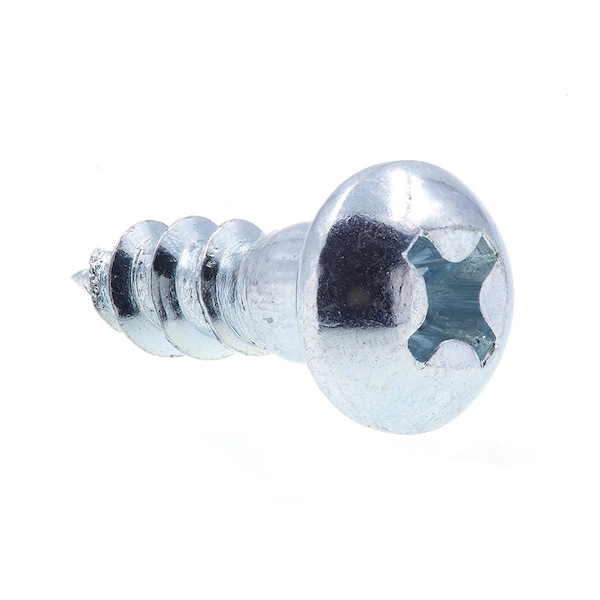 Prime-Line Wood Screw Round Head Phillips Drive No. 8 X 1/2in Zinc Plated Steel 50PK 9207724 - main